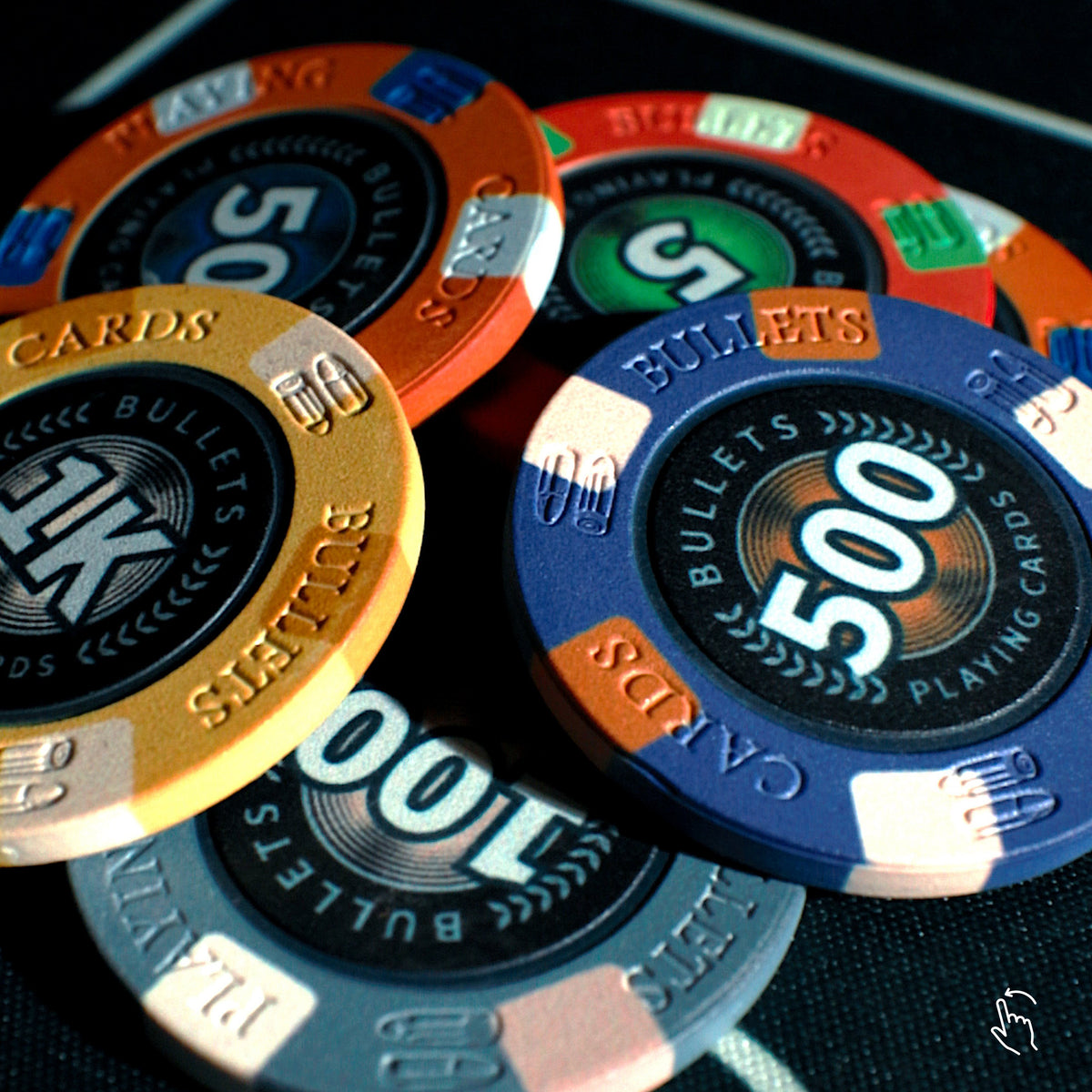 Poker Chips – Bullets Playing Cards (US)
