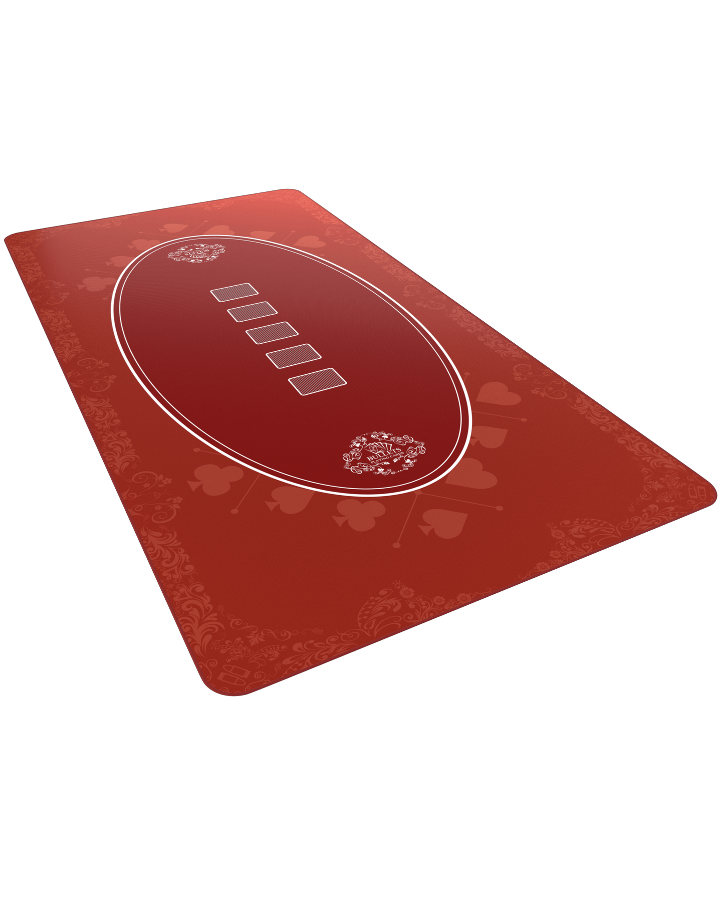 Poker Mat - Casino Design - Different Colors And Sizes - Rectangular