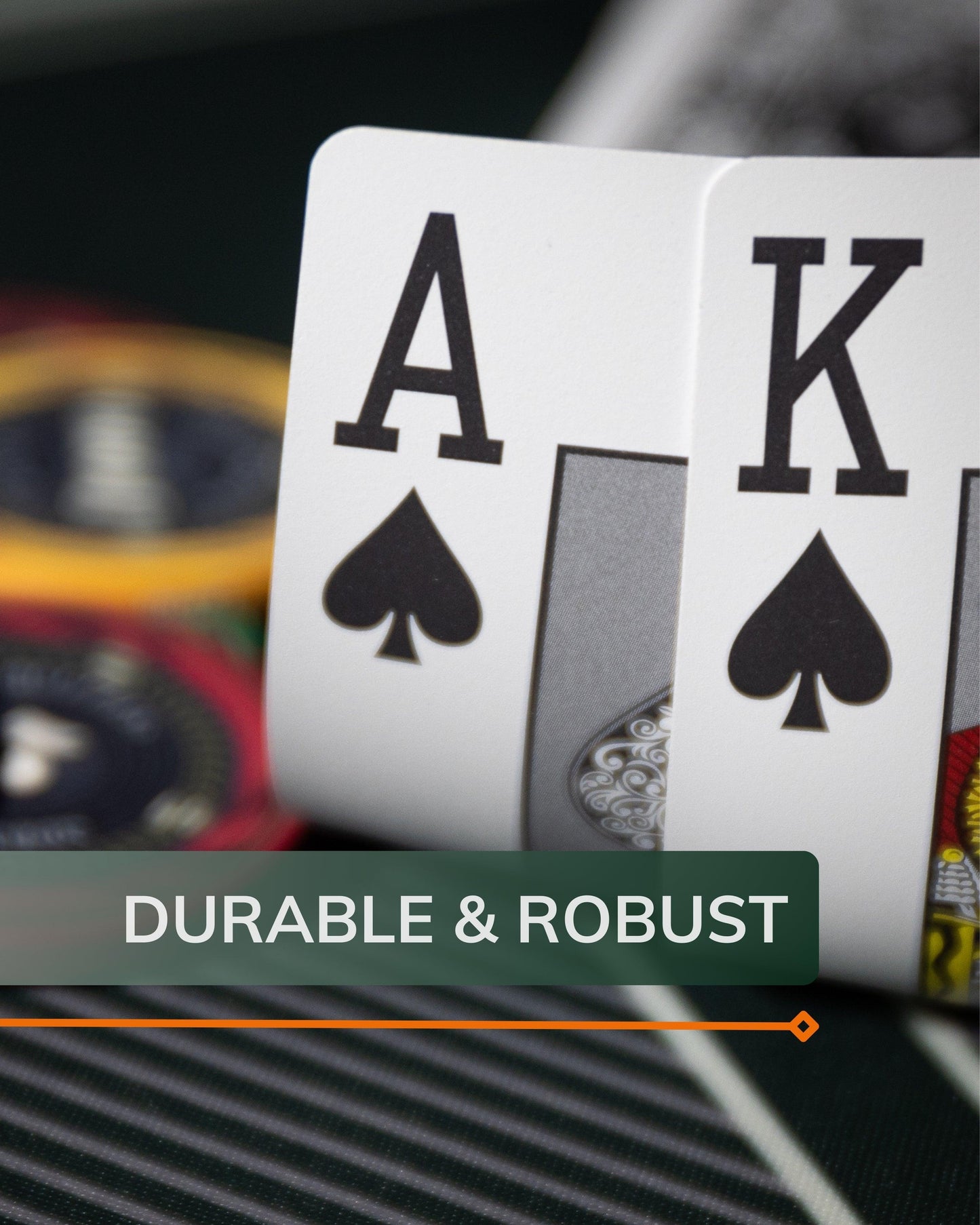 Plastic poker cards 'Platinum'