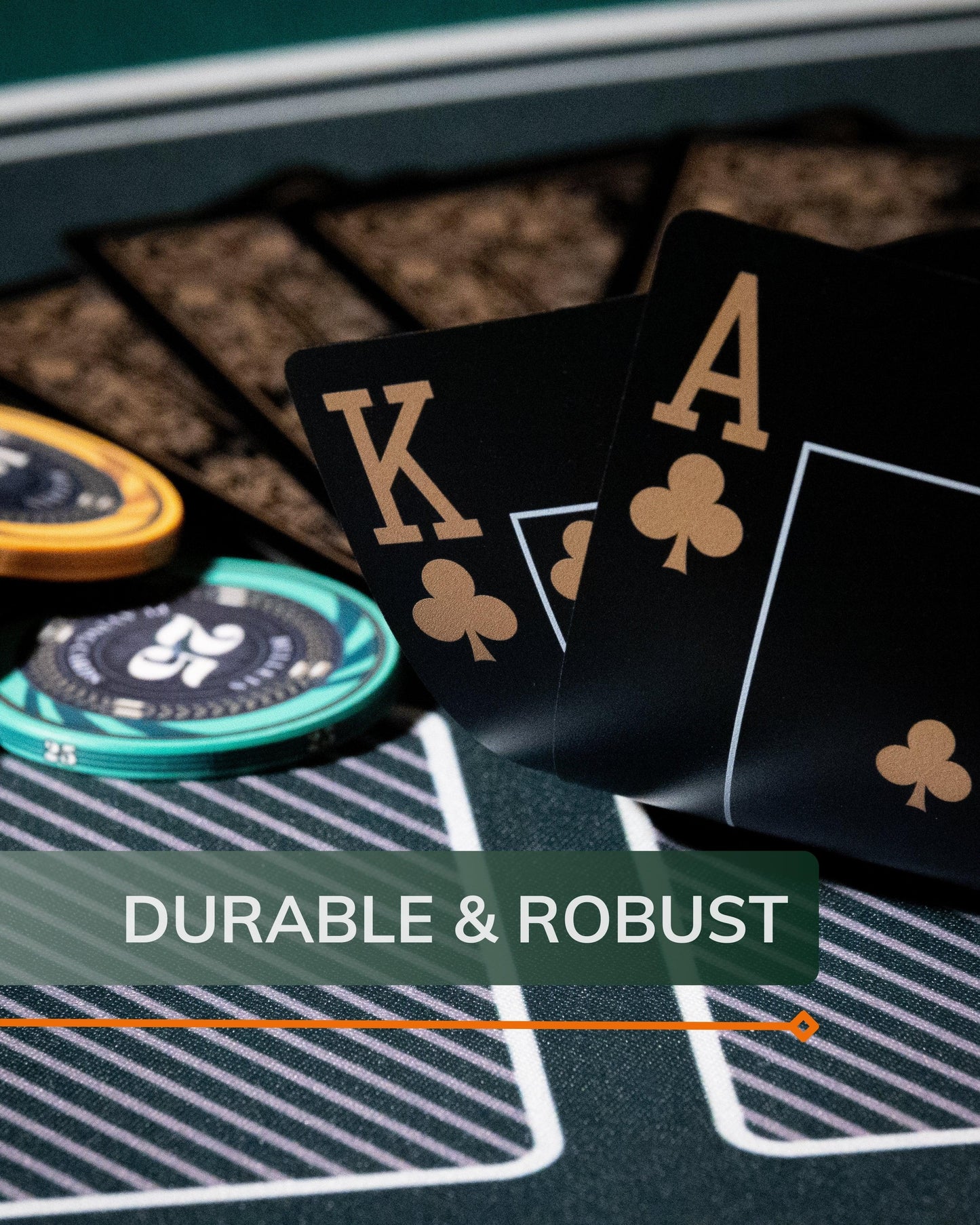 Plastic poker cards 'Black Edition'