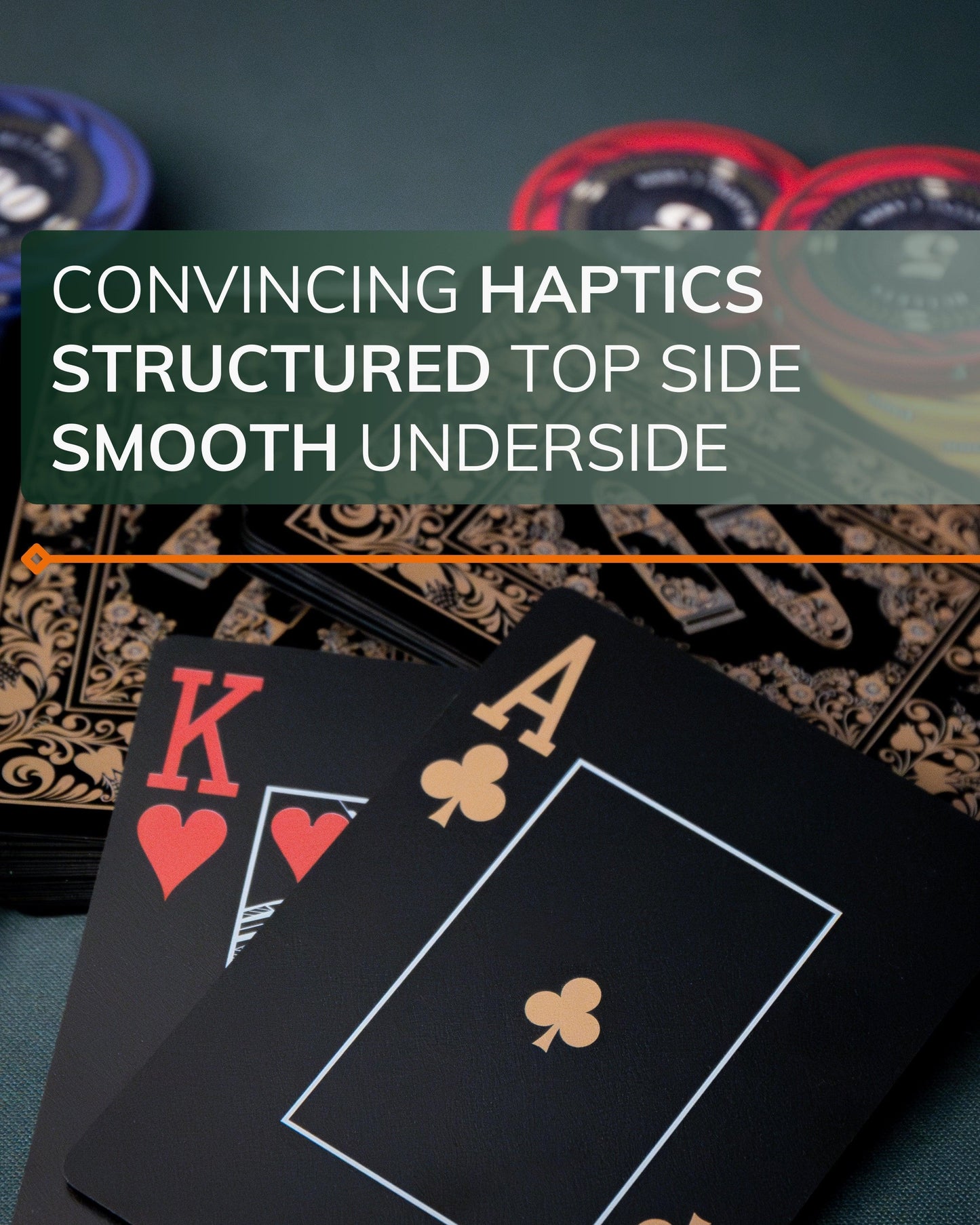 Plastic poker cards 'Black Edition'