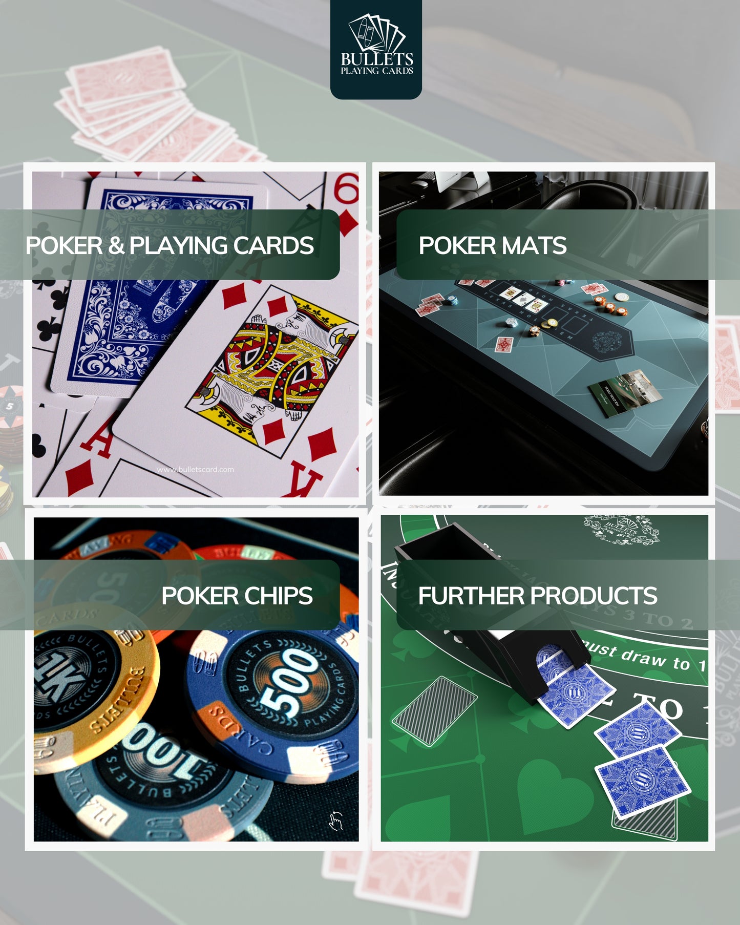 Poker case with 500 designer clay poker chips 'Adriana' with values