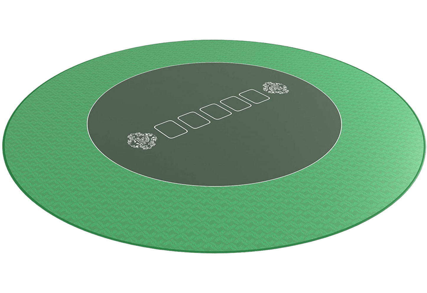 Poker Mat 47.2", round - Classic Design