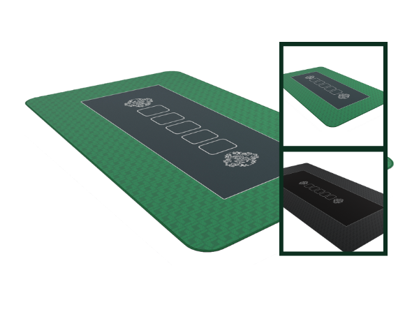Poker Mat - Classic Design - Different Colors And Sizes