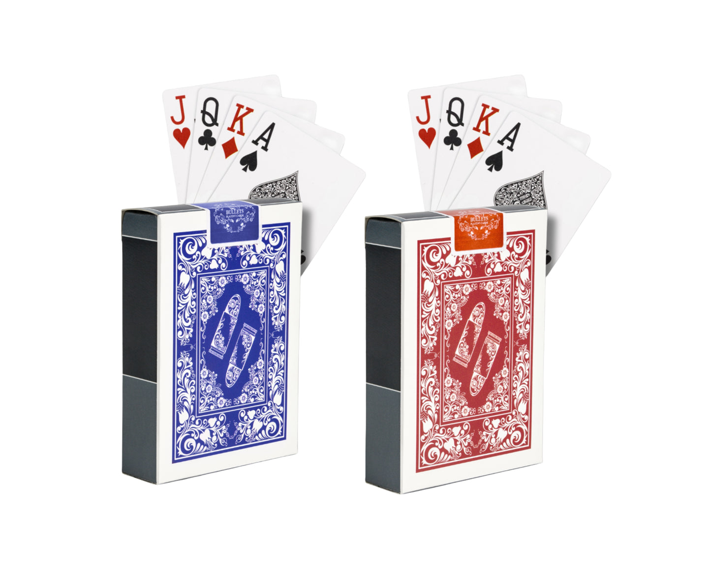 Plastic Poker Cards, Poker Size, Single Pack, Jumbo Index