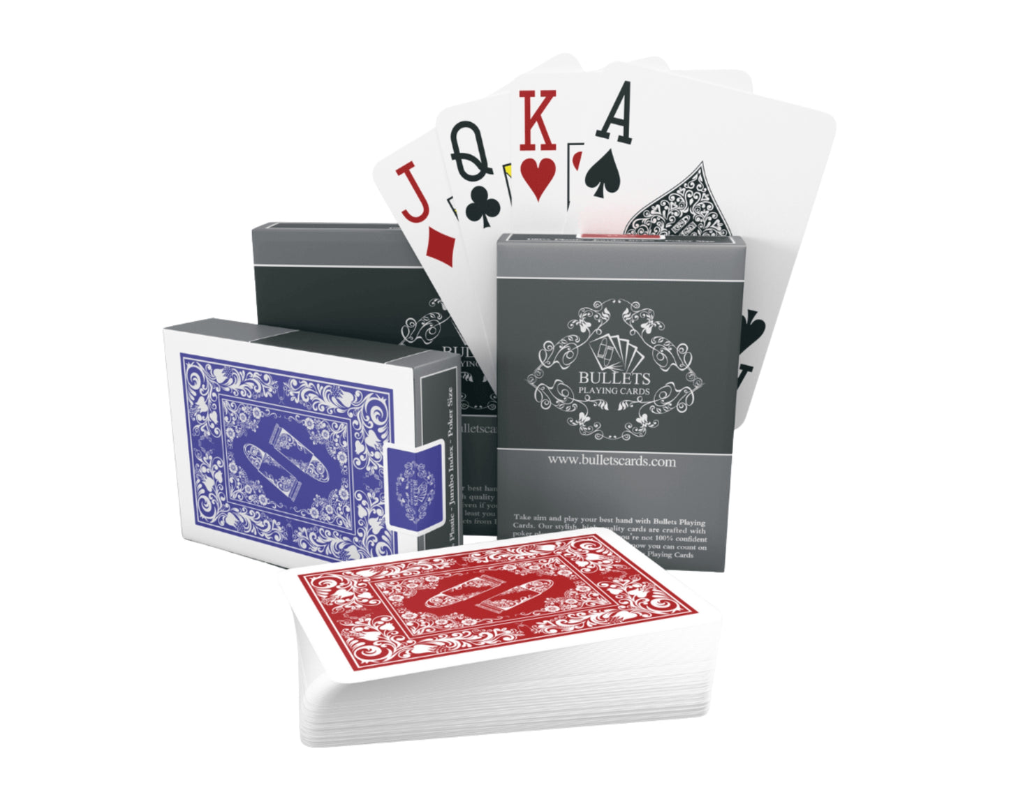 Plastic Poker Cards – Double Deck with Jumbo Index