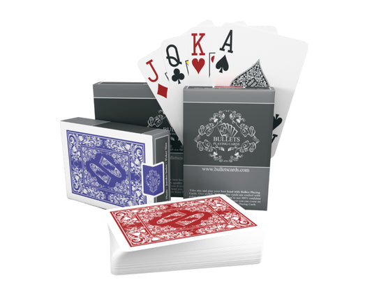 Plastic Poker Cards – Double Deck with Jumbo Index