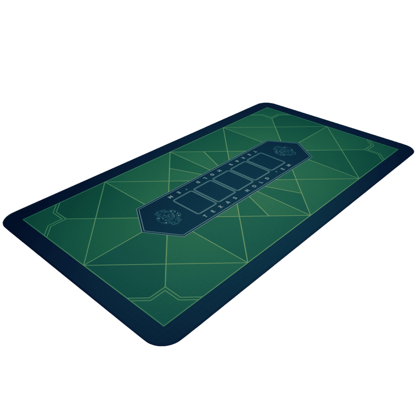 Poker Mat 'Paulie' Design - Rectangular - Different Colors And Sizes