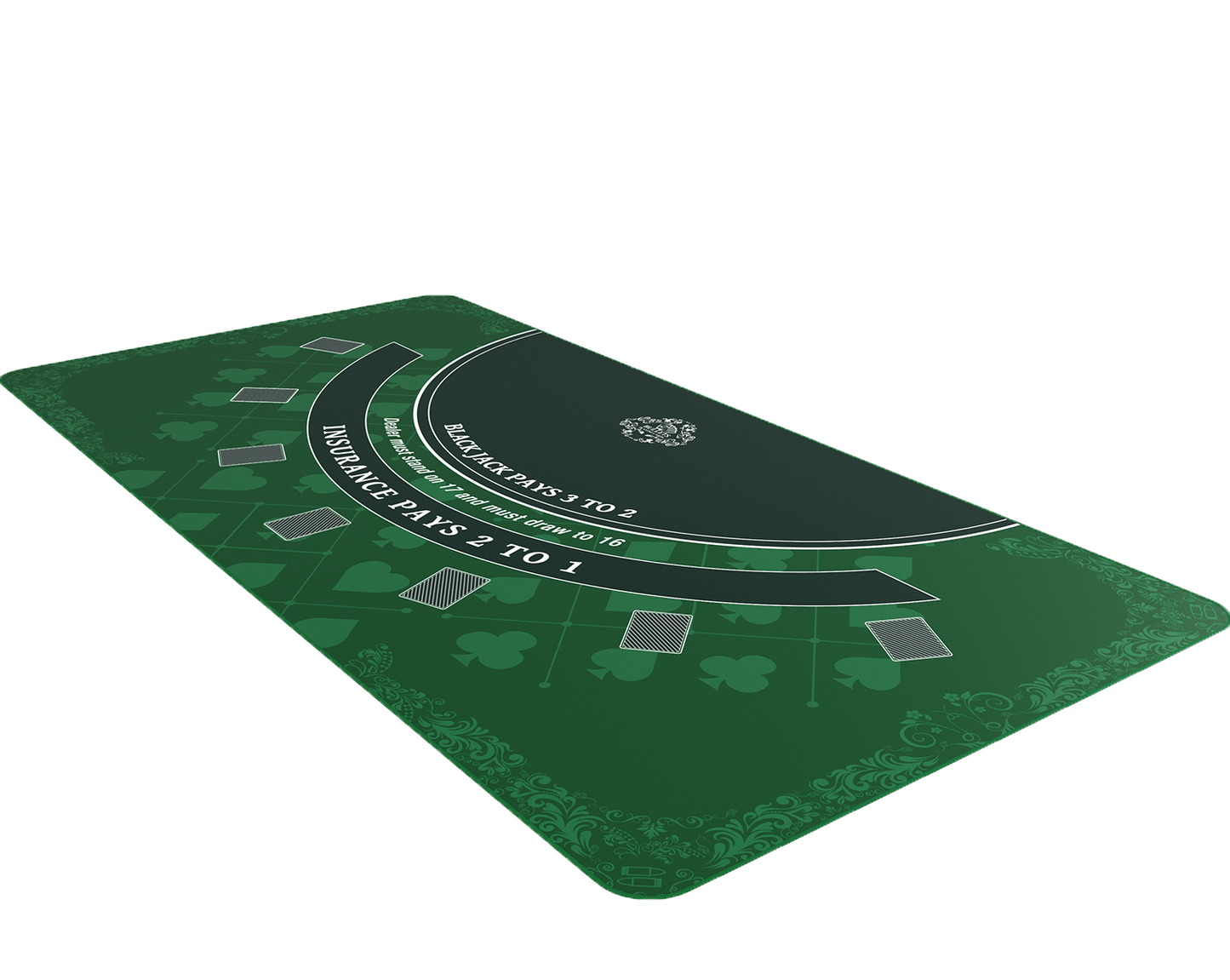 Blackjack Layout - Table Top Mat - Different Sizes