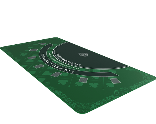 Blackjack Layout - Table Top Mat - Different Sizes