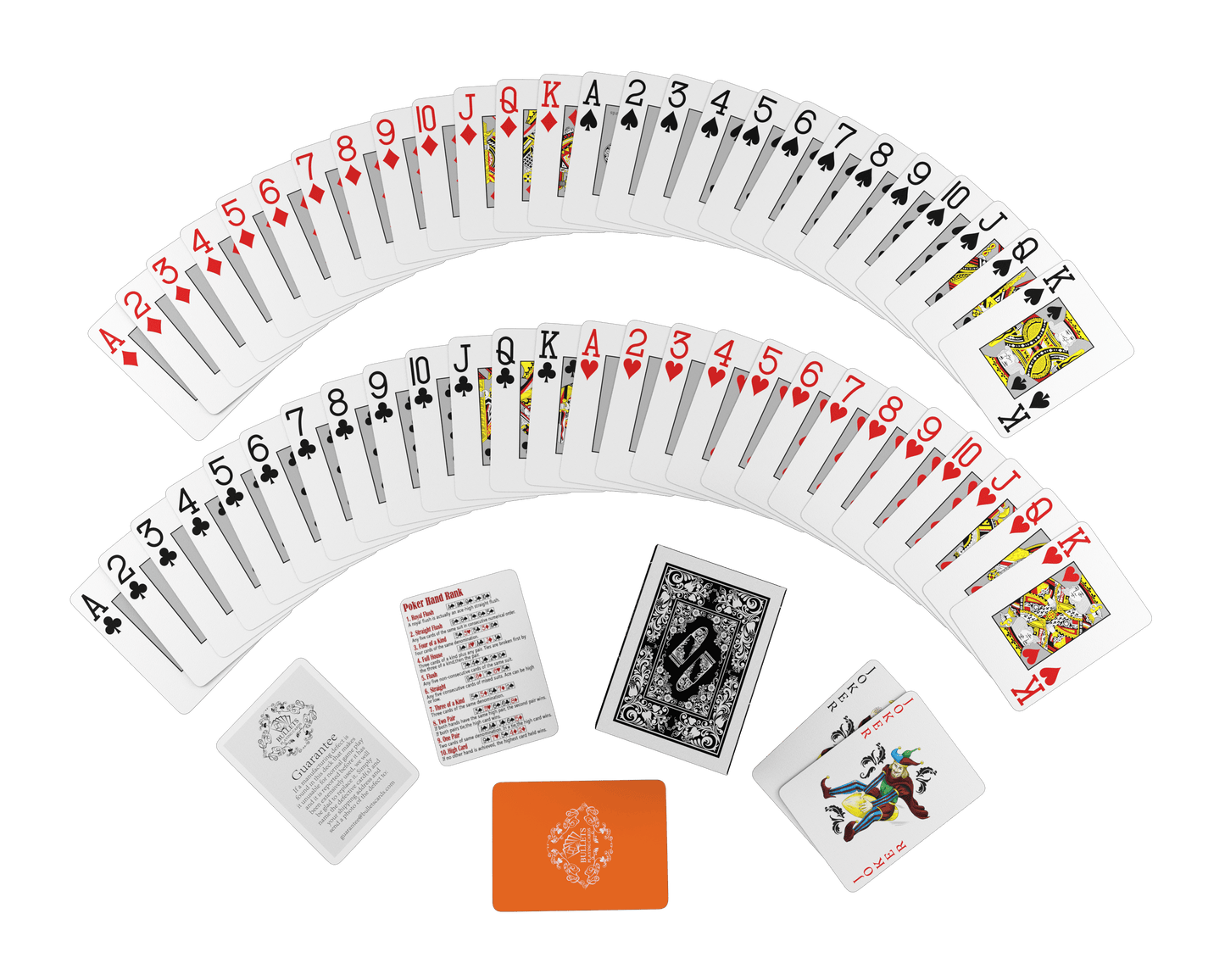 Plastic poker cards 'Platinum'