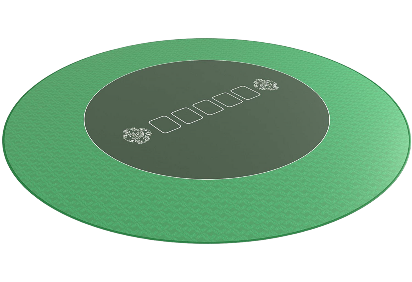 Poker Mat 47.2", round - Classic Design