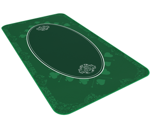 Poker mat 55" x 29.5", rectangular - Casino Design