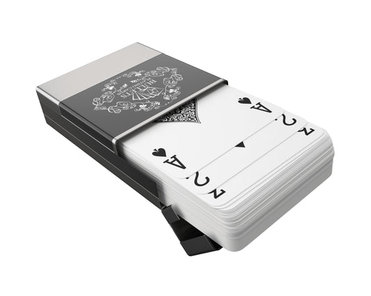 Backpacker Playing Cards – Travel Set with Games & Aluminum Box