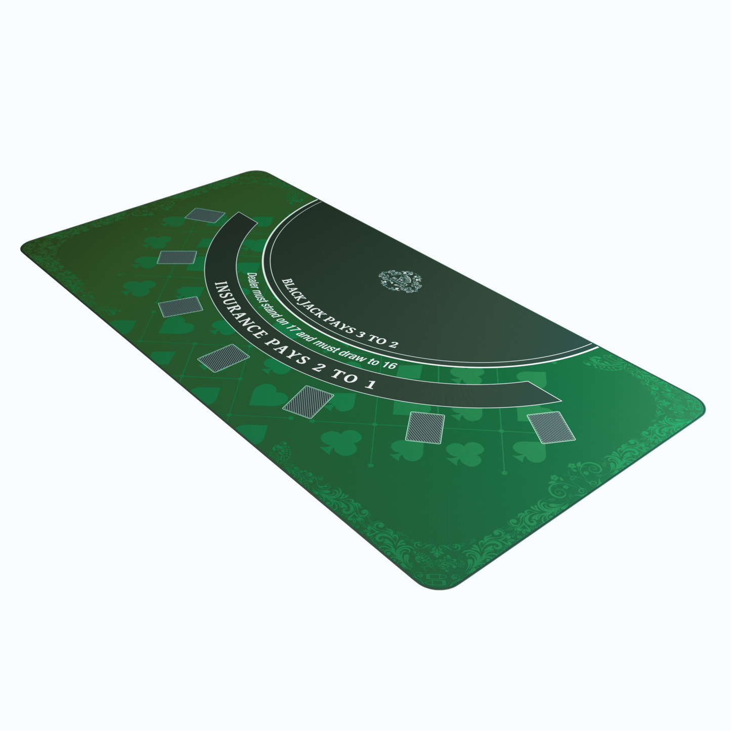 Blackjack Layout - Table Top Mat - Different Sizes