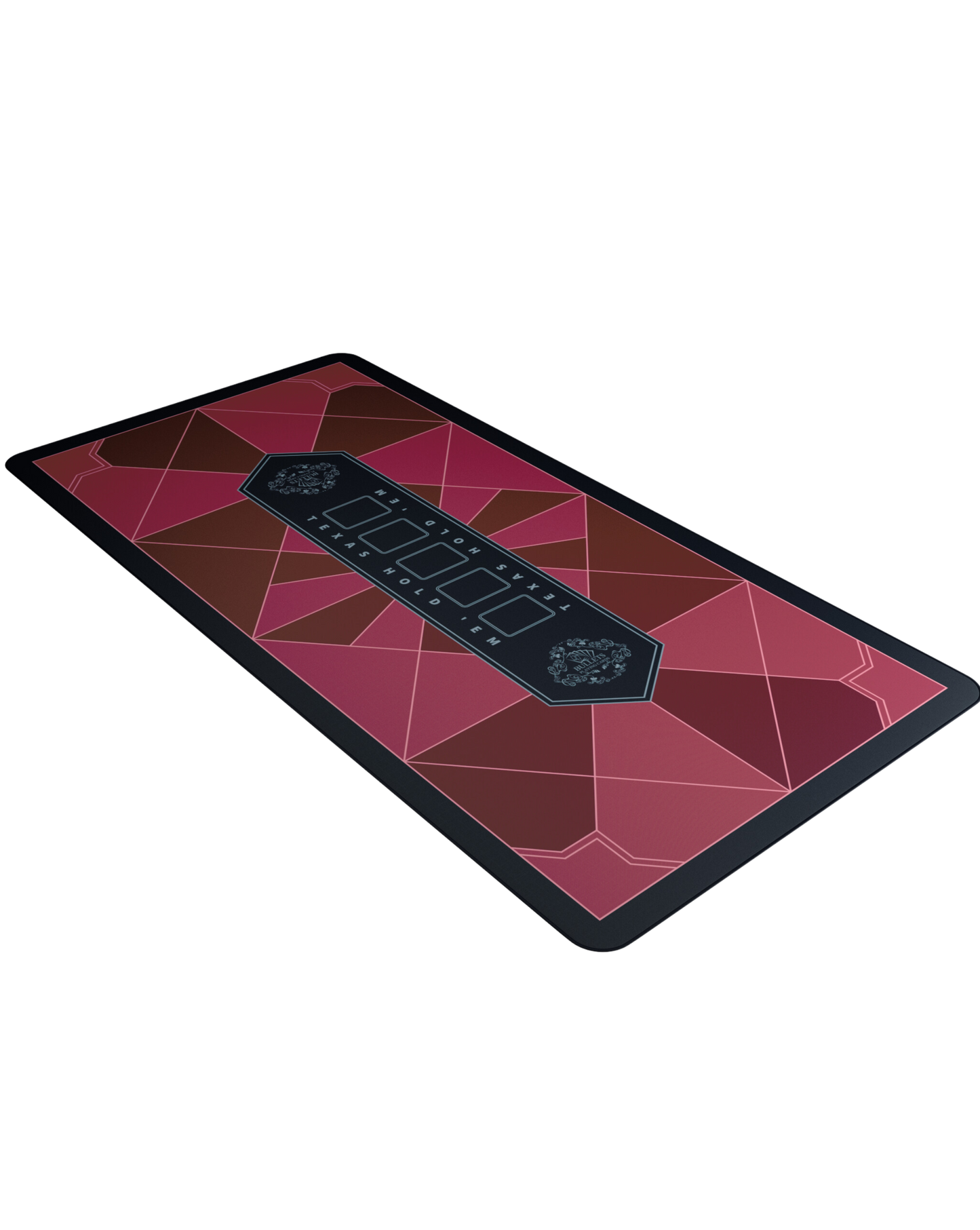 Poker Mat 'Paulie' Design - Rectangular - Different Colors And Sizes