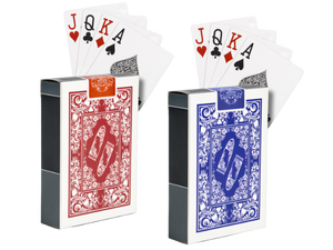 Plastic Poker Cards, Poker Size, Single Pack, Jumbo Index