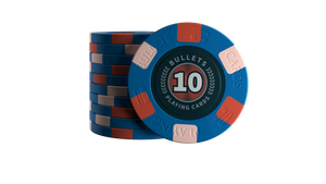 Ceramic poker chips "Richie" with values - role of 25 pcs