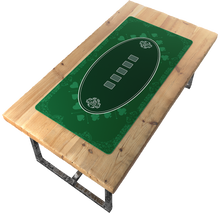 Load image into Gallery viewer, Poker mat (table layout) 63&#39;&#39; x 31,5&#39;&#39;, rectangular - Casino Design