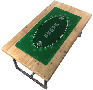 Poker mat (table layout) 63'' x 31,5'', rectangular - Casino Design