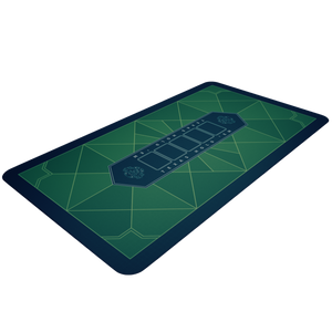 Poker mat, rectangular - 'Paulie' Design