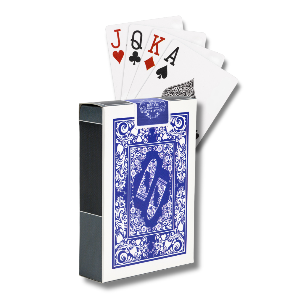 Plastic Poker Cards, Poker Size, Single Pack, Jumbo Index