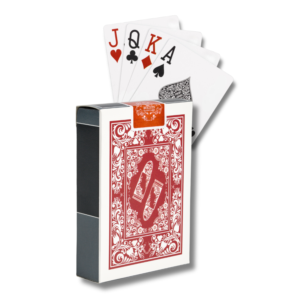 Plastic Poker Cards, Poker Size, Single Pack, Jumbo Index