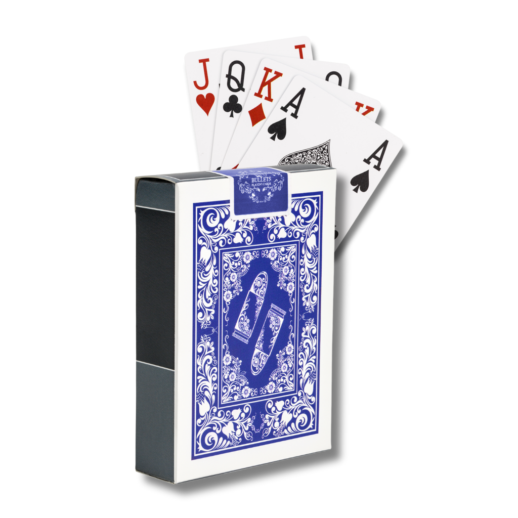 Plastic Poker Cards, Poker Size, Single Pack, Jumbo Index