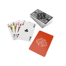 Load image into Gallery viewer, Backpacker Playing Cards, including plastic playing cards, aluminum box and game rules for 5 travel games