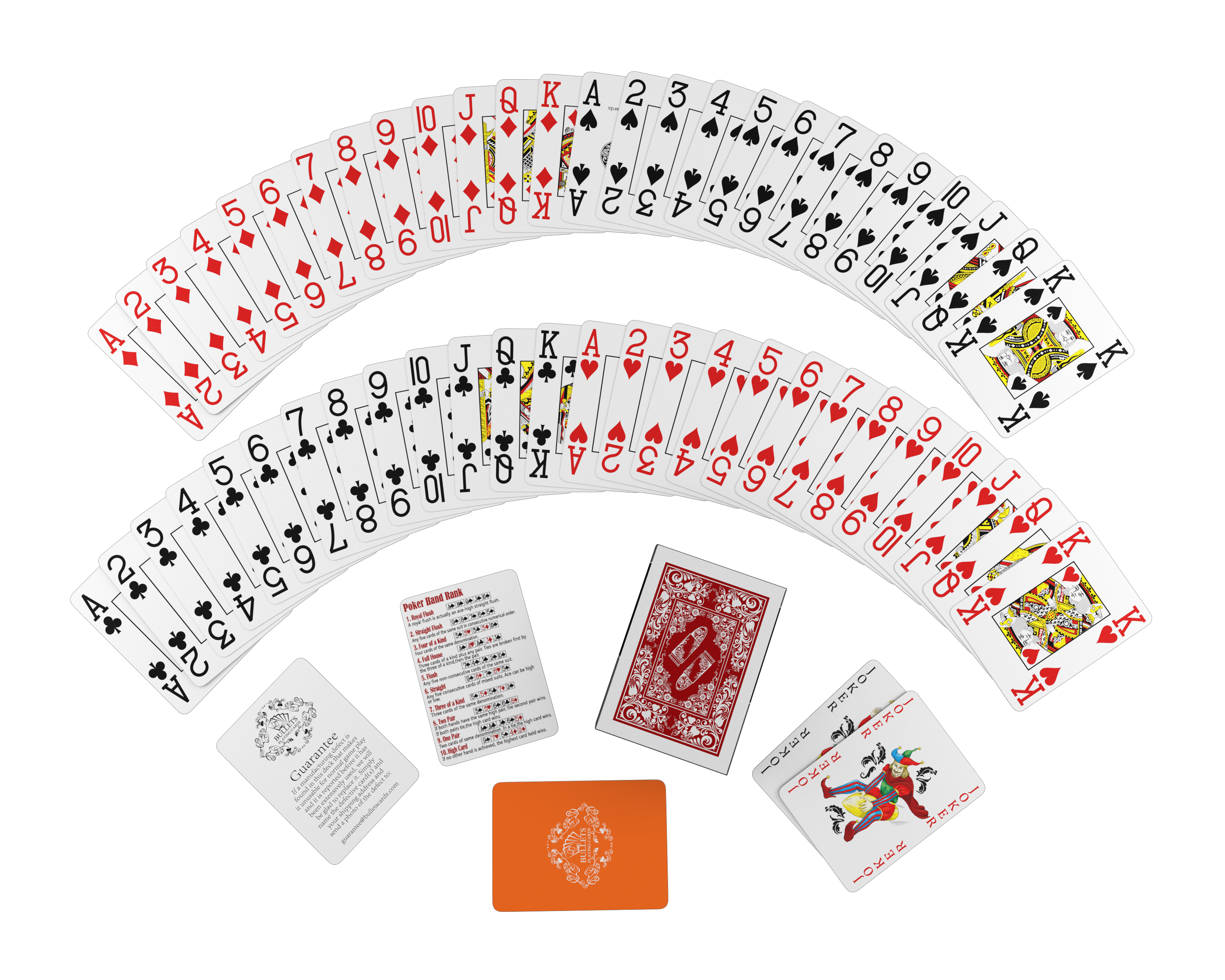 Bullet Card Bullets Playing Cards (US)