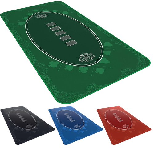 Poker mat (table layout) 63'' x 31,5'', rectangular - Casino Design