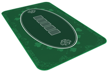 Load image into Gallery viewer, Poker mat (table layout) 45&#39;&#39; x 25&#39;&#39;, angular - Casino-Design